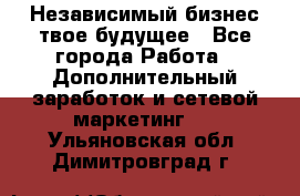 Независимый бизнес-твое будущее - Все города Работа » Дополнительный заработок и сетевой маркетинг   . Ульяновская обл.,Димитровград г.